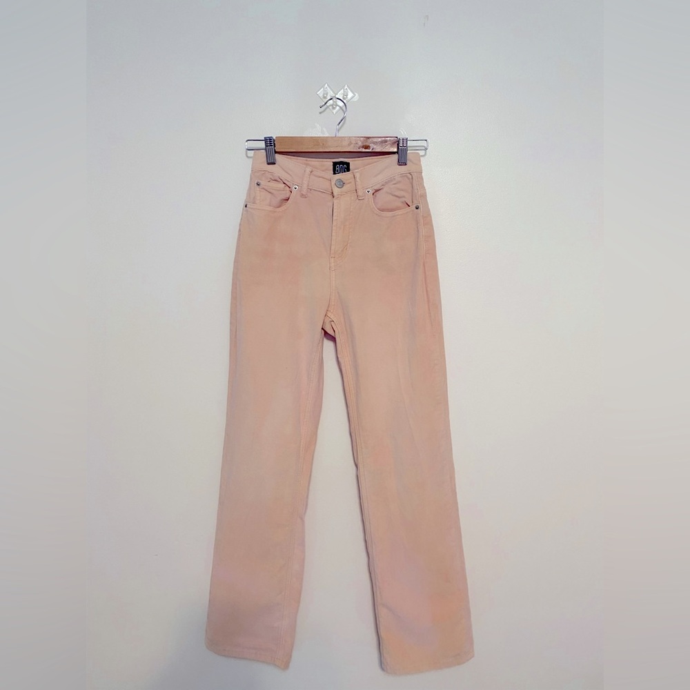 Urban Outfitters BDG - pink velvet pants - size 25, color pink